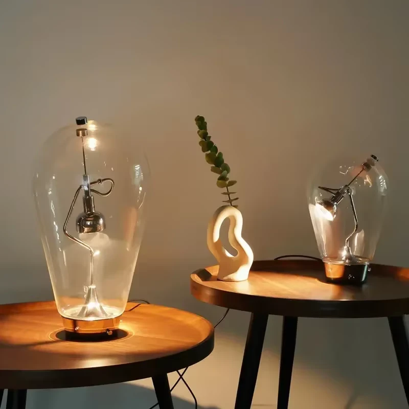 Chrome Finish Lamp