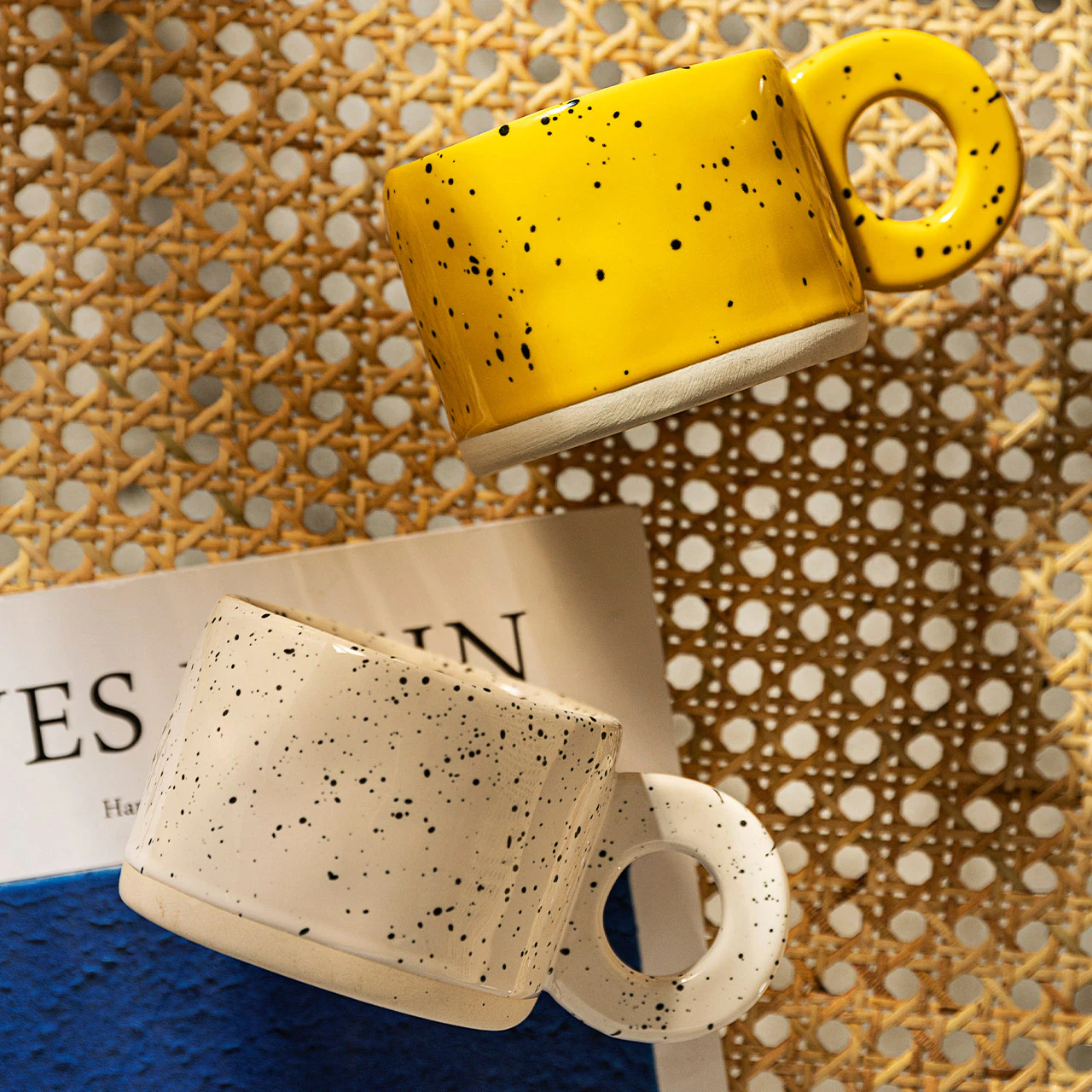 Ring Handle Ceramic Mug