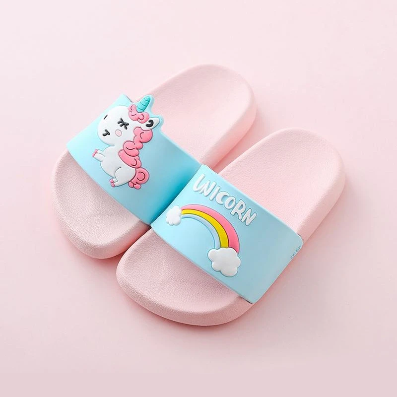 Kids Pastel Unicorn Slides