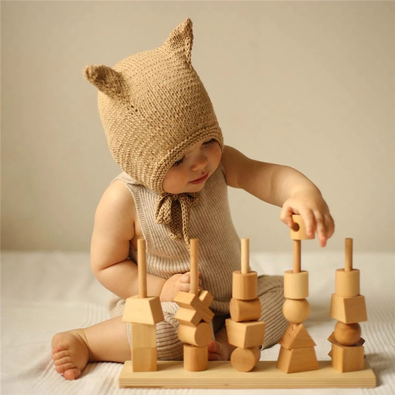 Nordic Wooden Block Stack Toy