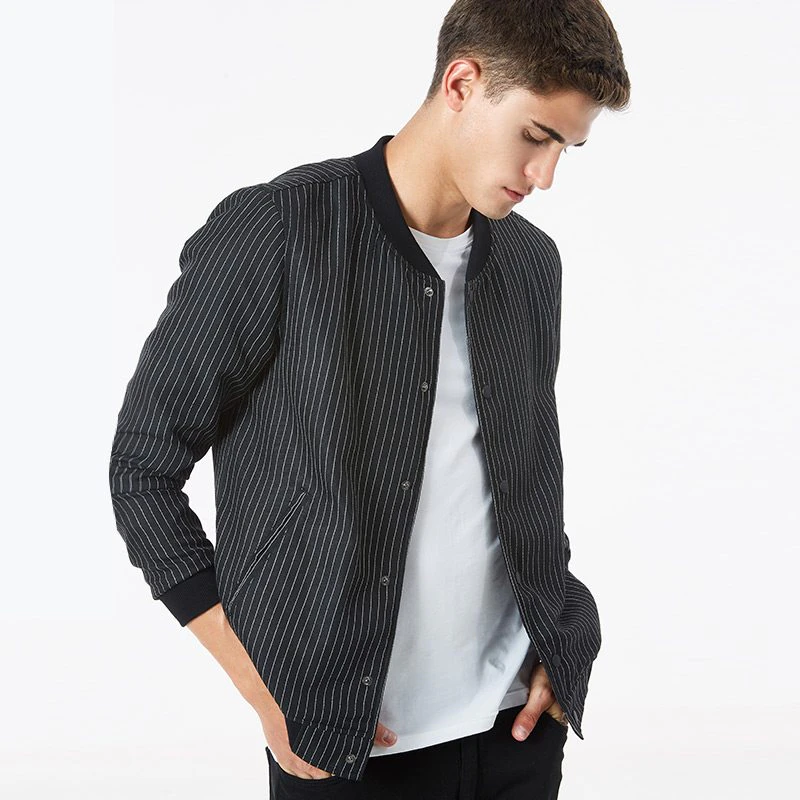 Pinstripe Coach Jacket