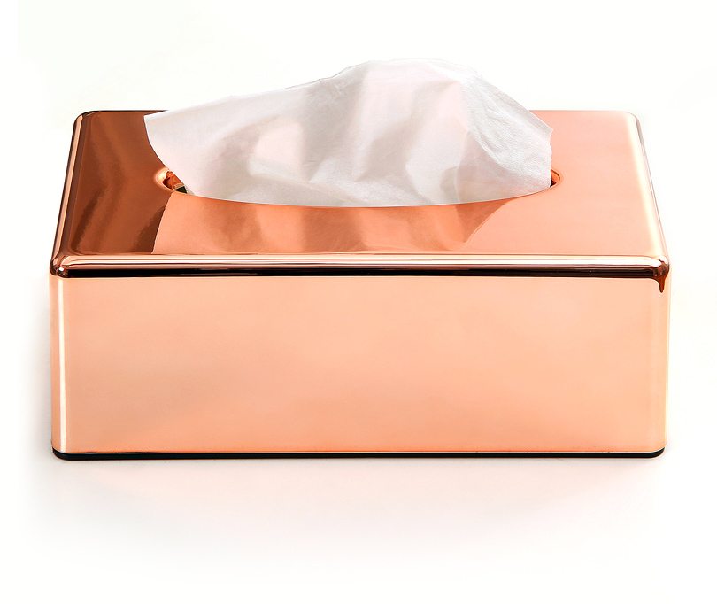 Rose Gold Tissue Box