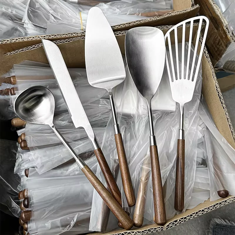 Walnut Handle Utensils