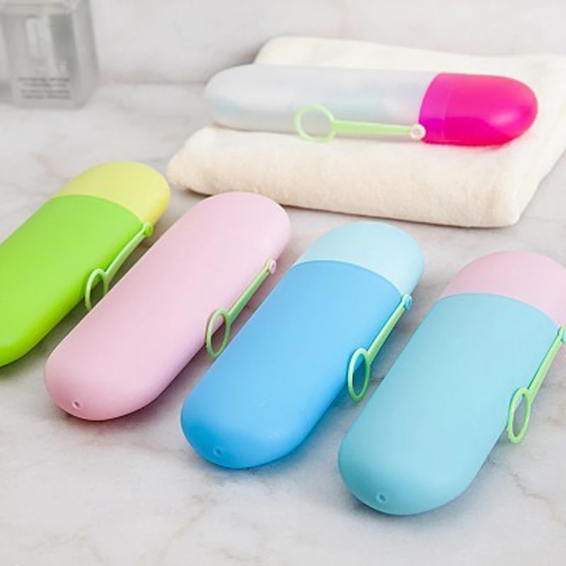 Pastel Travel Toothbrush Case