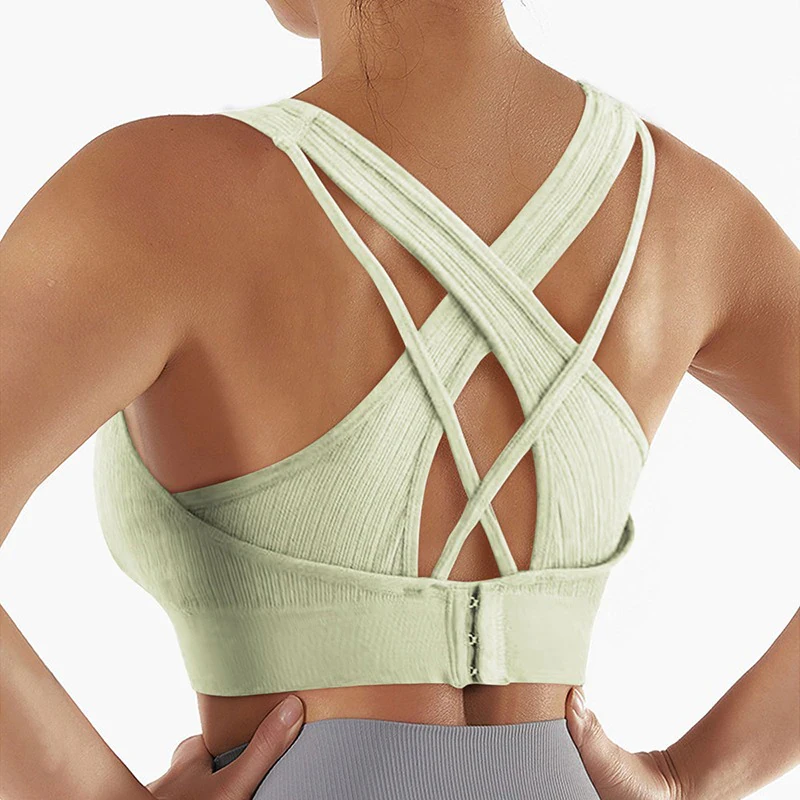 Seamless Strappy Sports Bra
