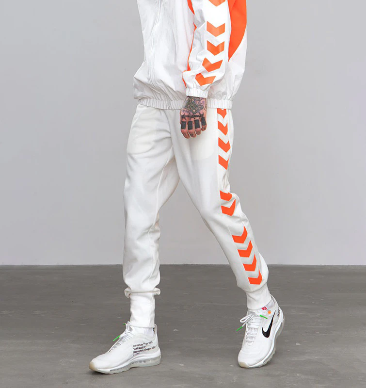Chevron Side Stripe Sweatpants