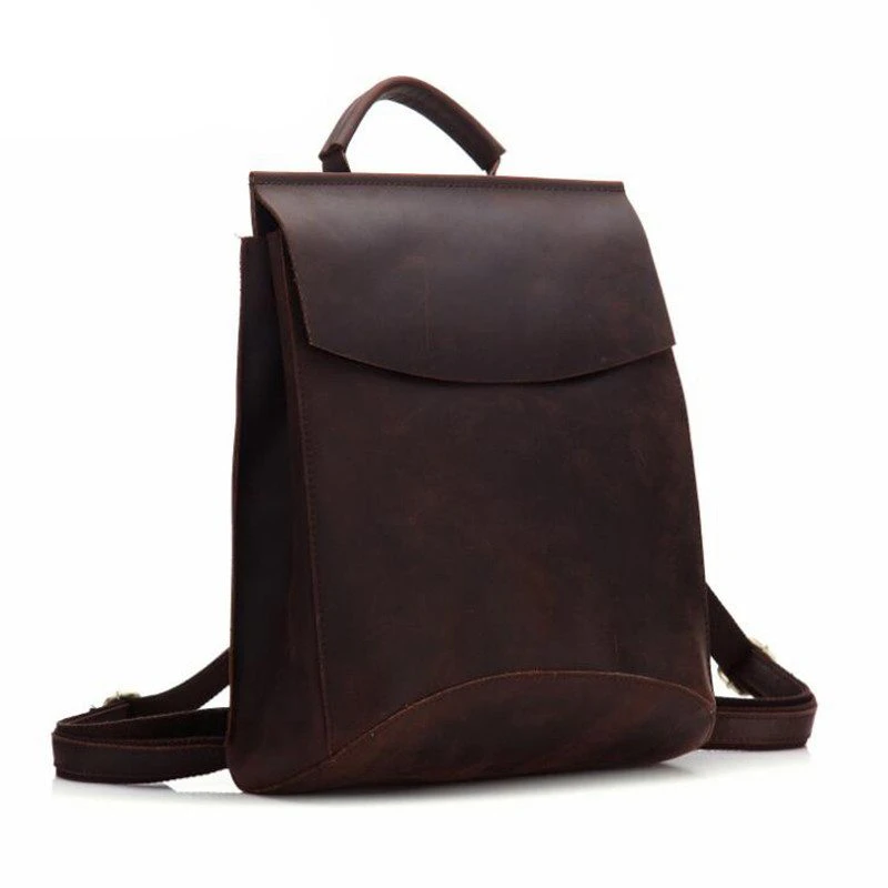 Genuine Leather Womens Minimal Backpack