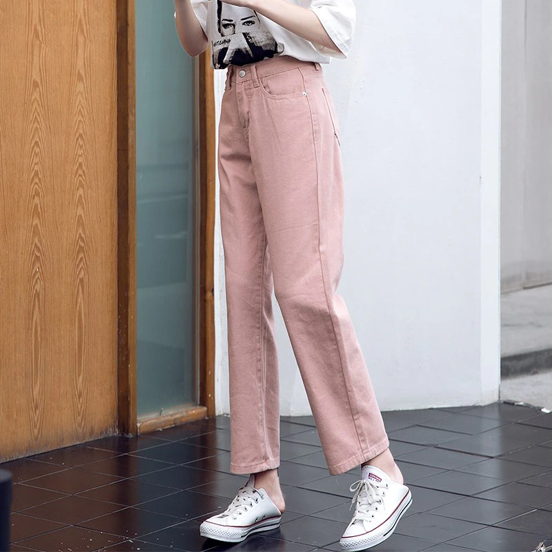 Pink Vintage Style Jeans