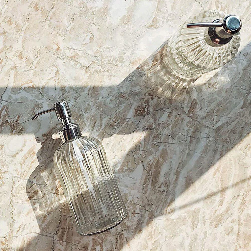 Glass Hand Soap Dispenser