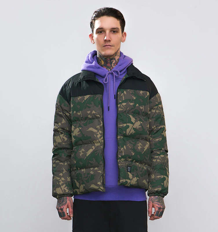 Duck Down Camo Winter Jacket