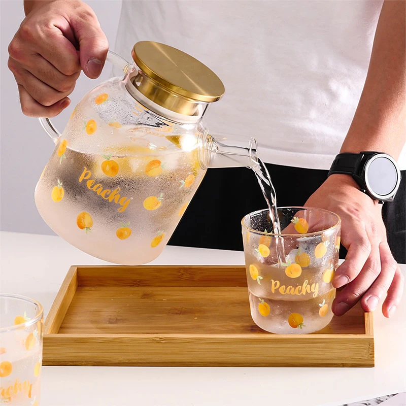 Peachy Glassware