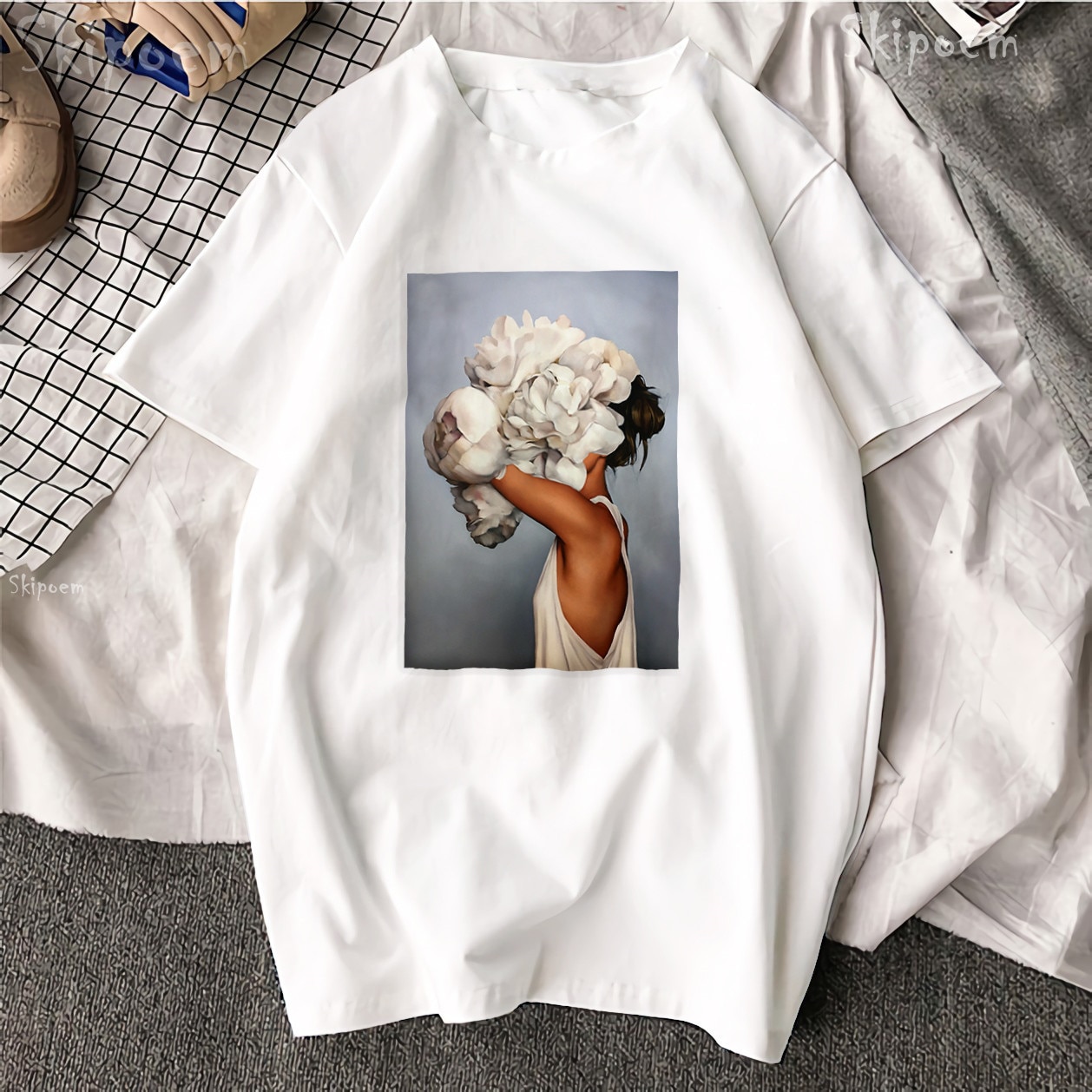 Flower Photo Print Tee
