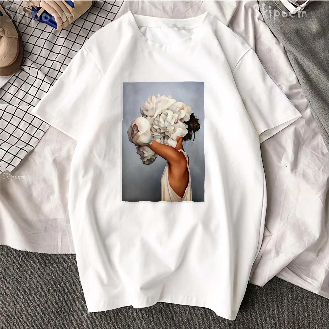 Flower Photo Print Tee