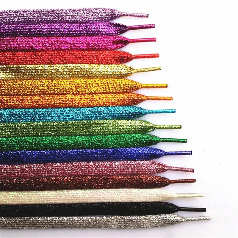 Flat Glitter Shoelaces