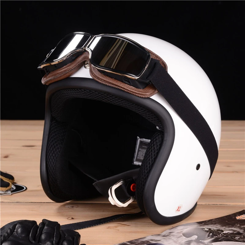 Motorbike Helmet & Goggles