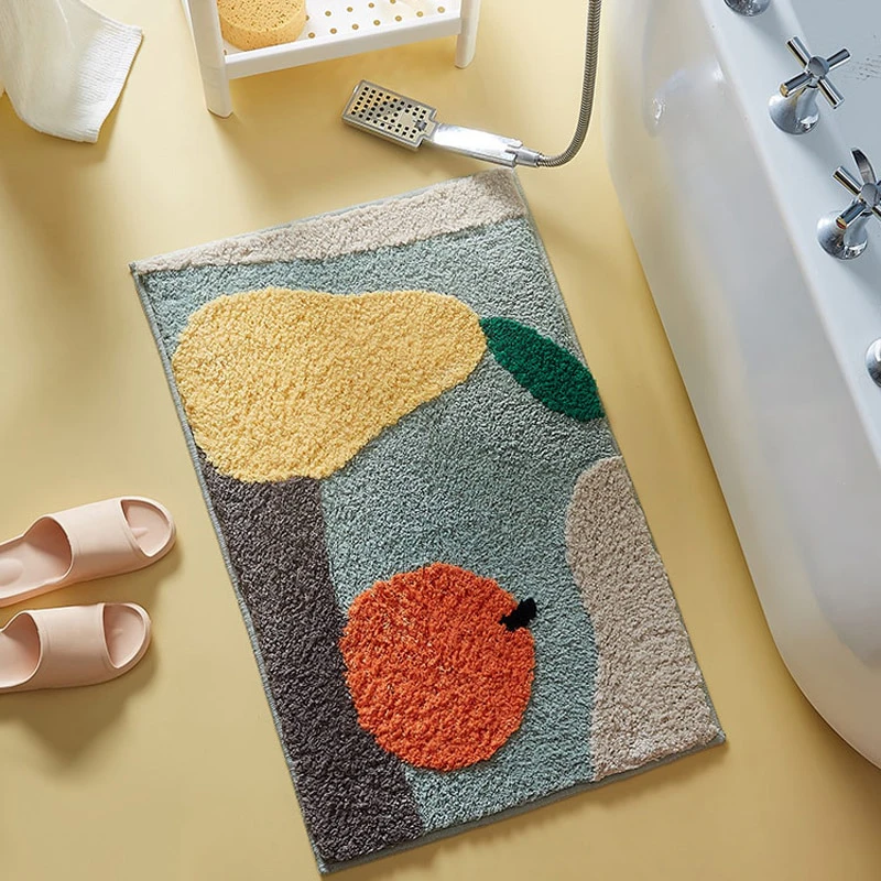 Fruit Flock Bath Mat
