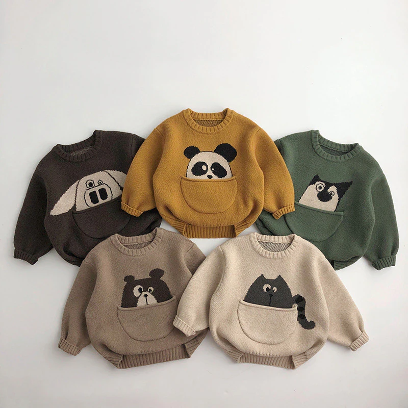 Cartoon Animal Kids Sweater