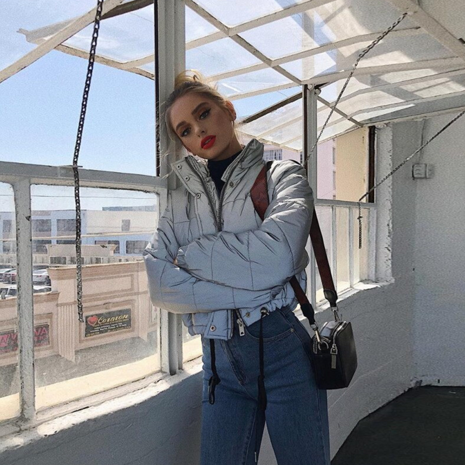 Reflective Girls Puffer Jacket