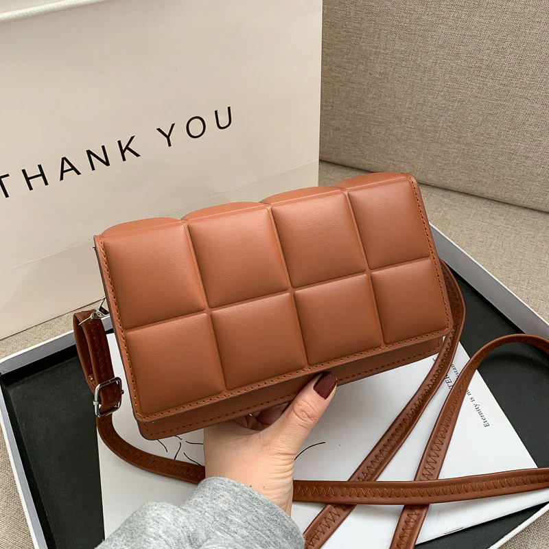 Brown Padded Purse