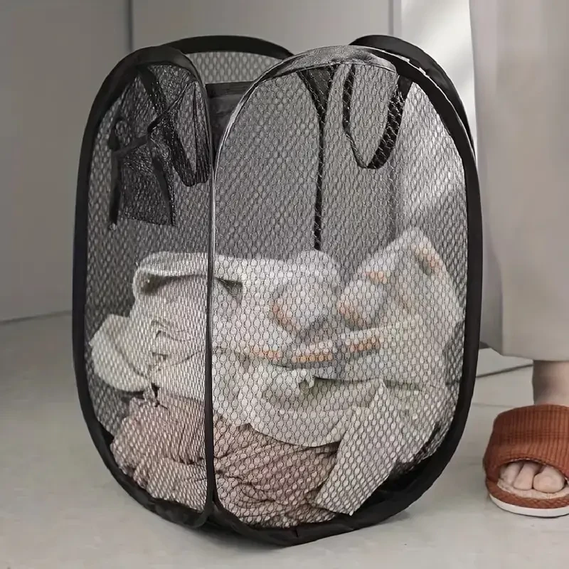 Pop-Up Mesh Hamper
