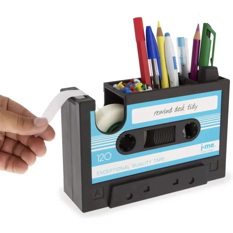Retro Cassette Pen Holder