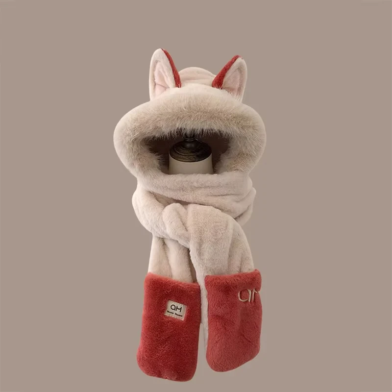 Plush Fox Fur Hood
