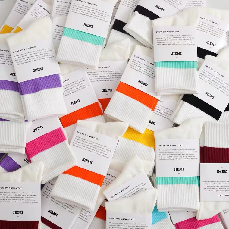 Colour Block Crew Socks