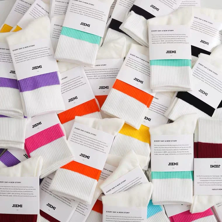 Colour Block Crew Socks