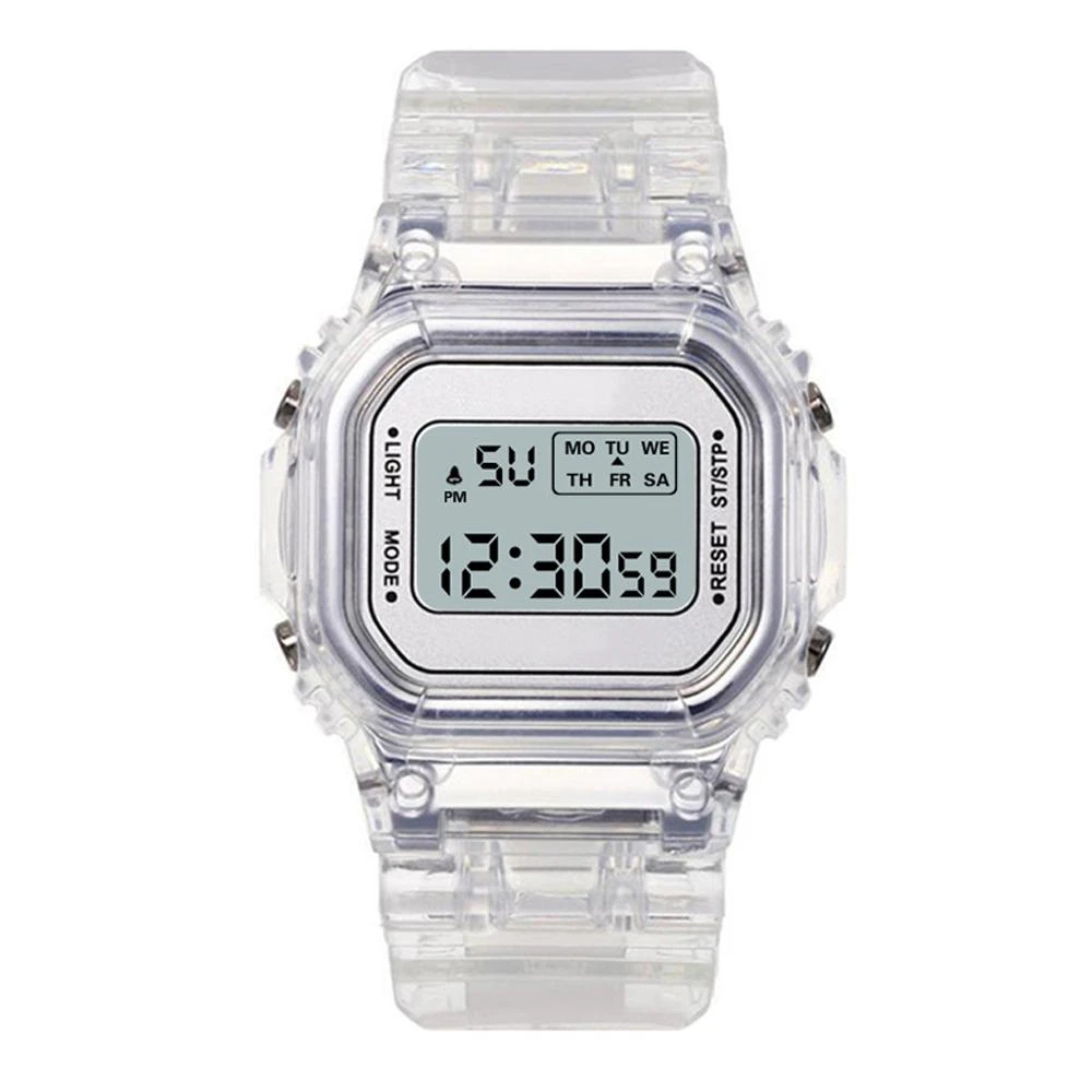 Transparent Digital Watch