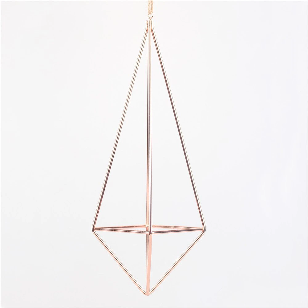 Rose Gold Hanging Planter