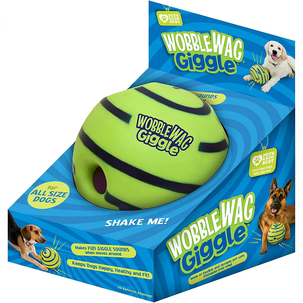 Giggling Wobble Dog Ball