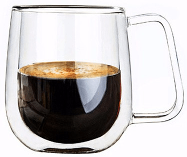 Thermal Glass Coffee Mug