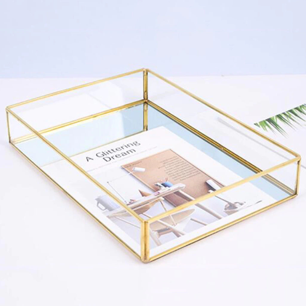 Gold Mirror Tray