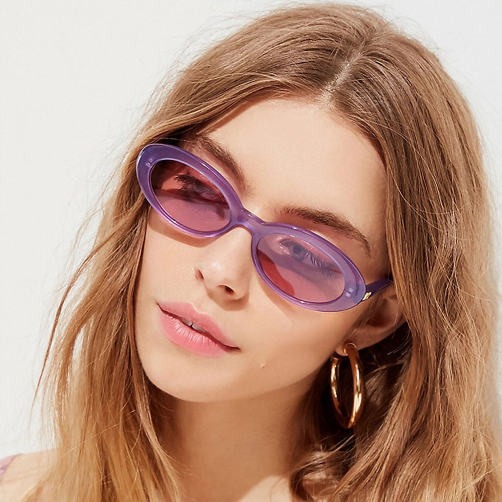 Retro Oval Sunglasses