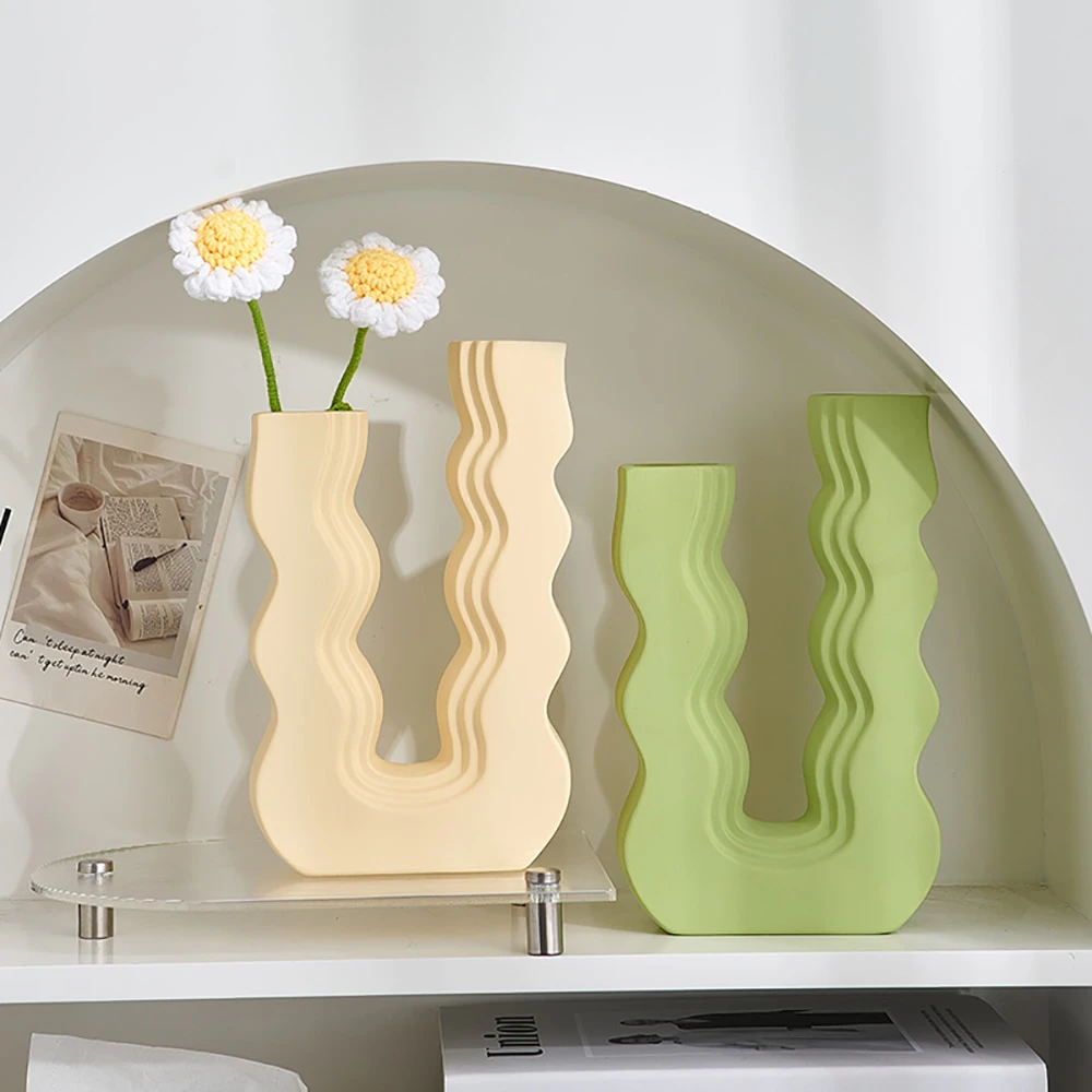 Pastel Geometric Vase