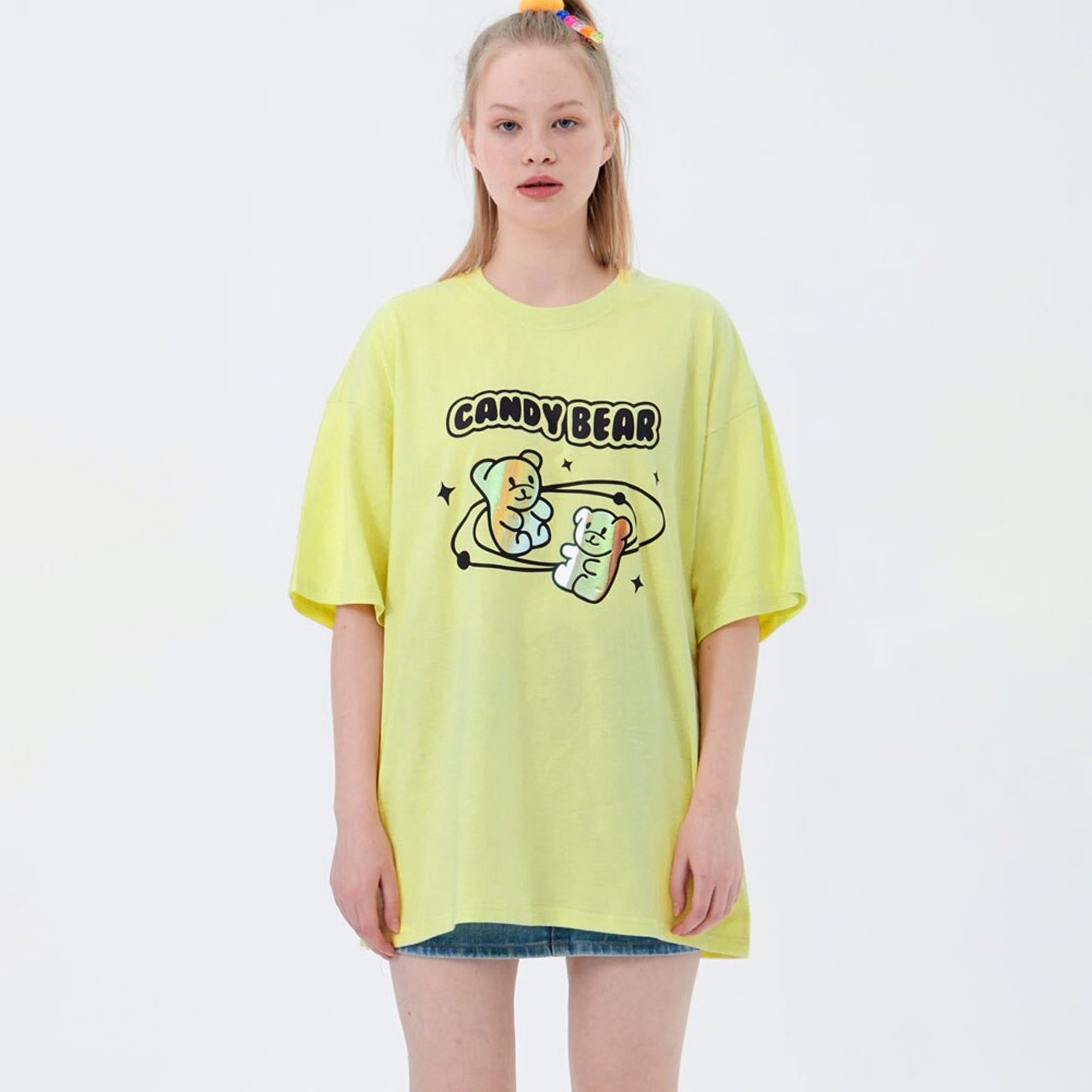 Candy Bear Mirror Graphic Tee