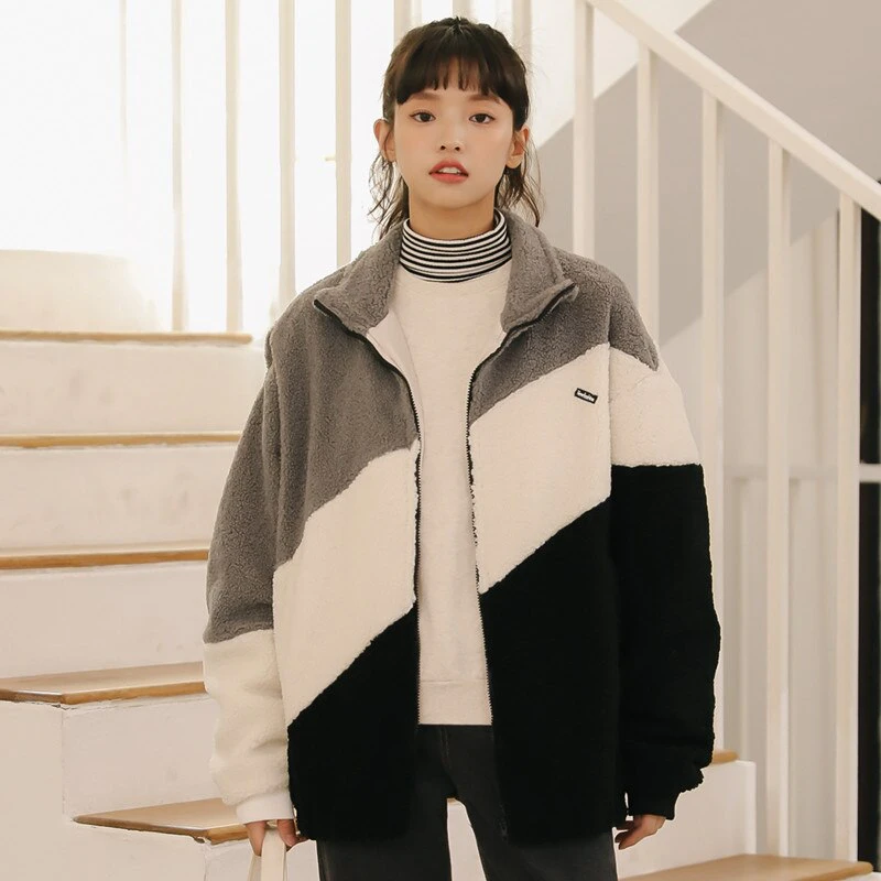 Cross Stripe Retro Racer Fleece