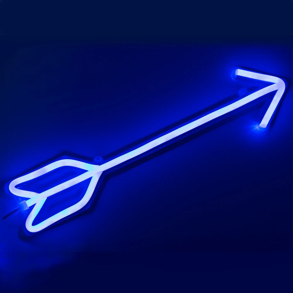 LED Neon Arrow Wall Hanging