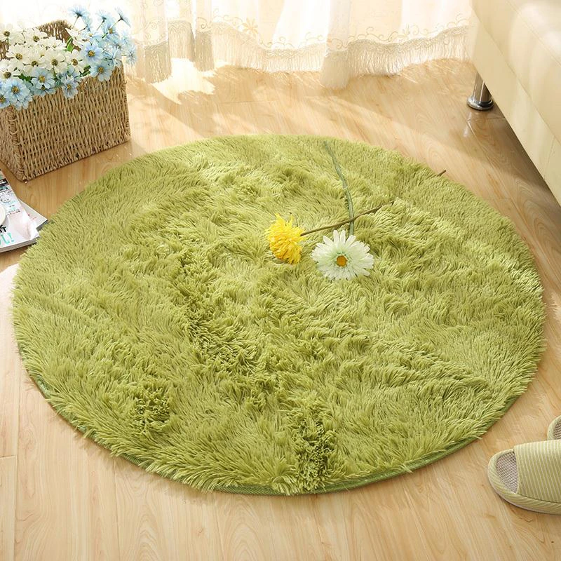Fluffy Round Rug