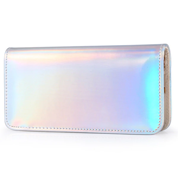 Hologram Zip Clutch