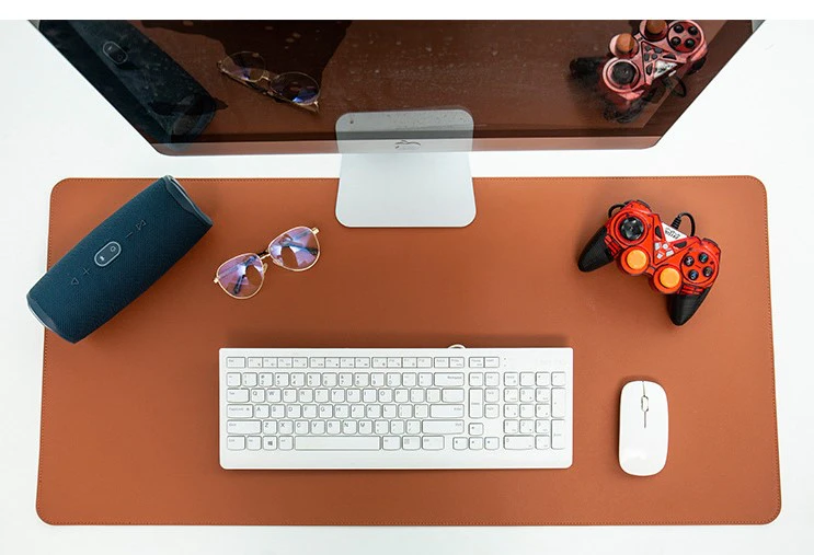Wide Leather Mousepad