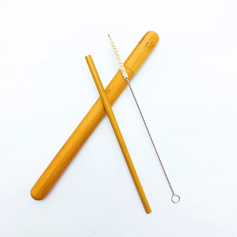 Reusable Bamboo Straw Kit