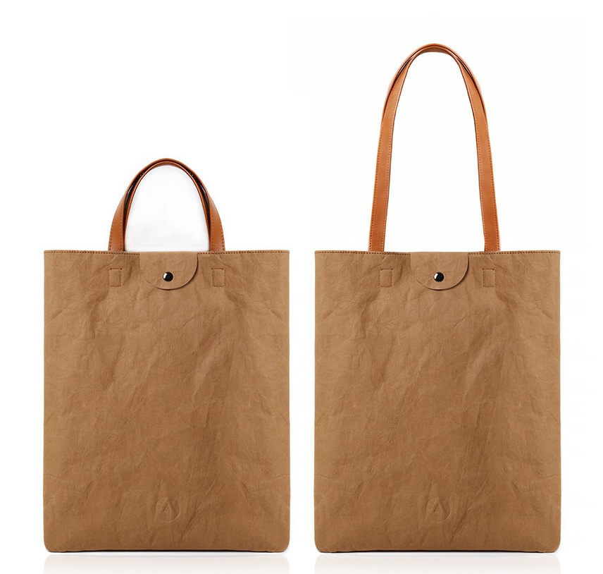 Washable Kraft Paper Tote Bag