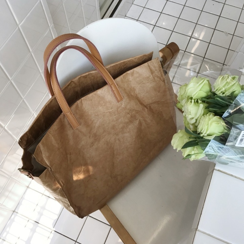 Kraft Look Shoulder Bag