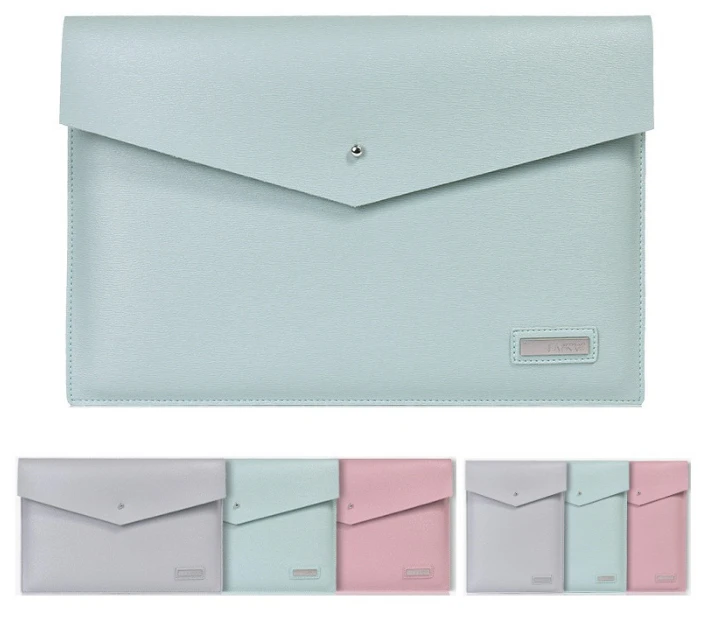 Pastel Leather Laptop Sleeve