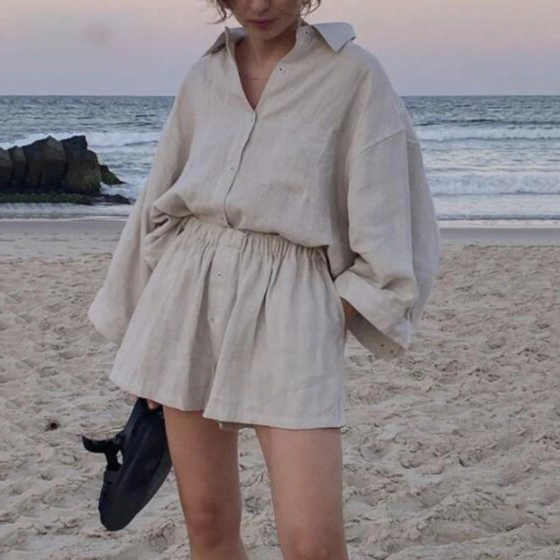 Oversize Linen Summer Set