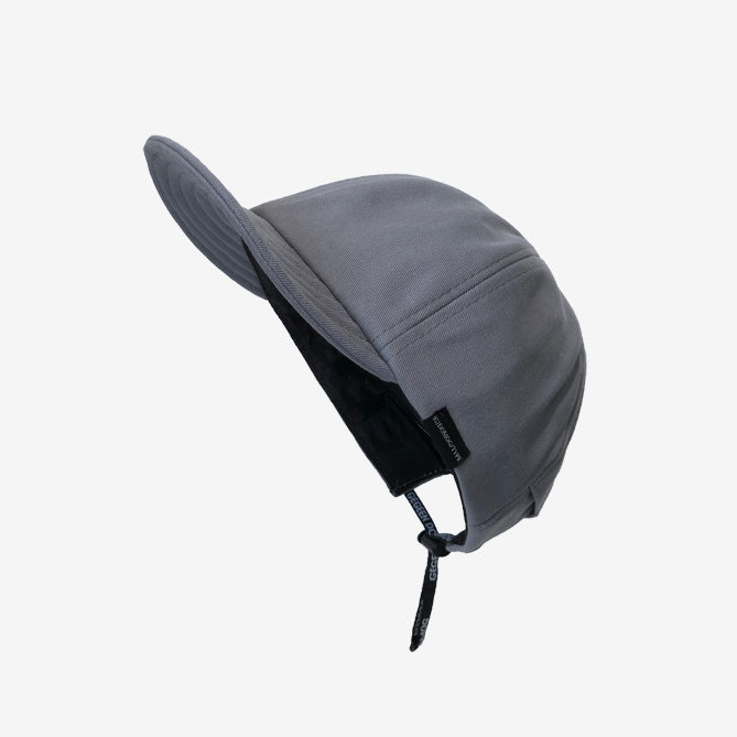 Drawstring Short Peak Six Panel Cap
