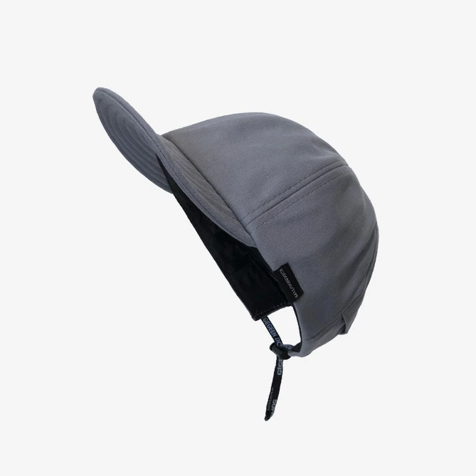 Drawstring Short Peak Six Panel Cap