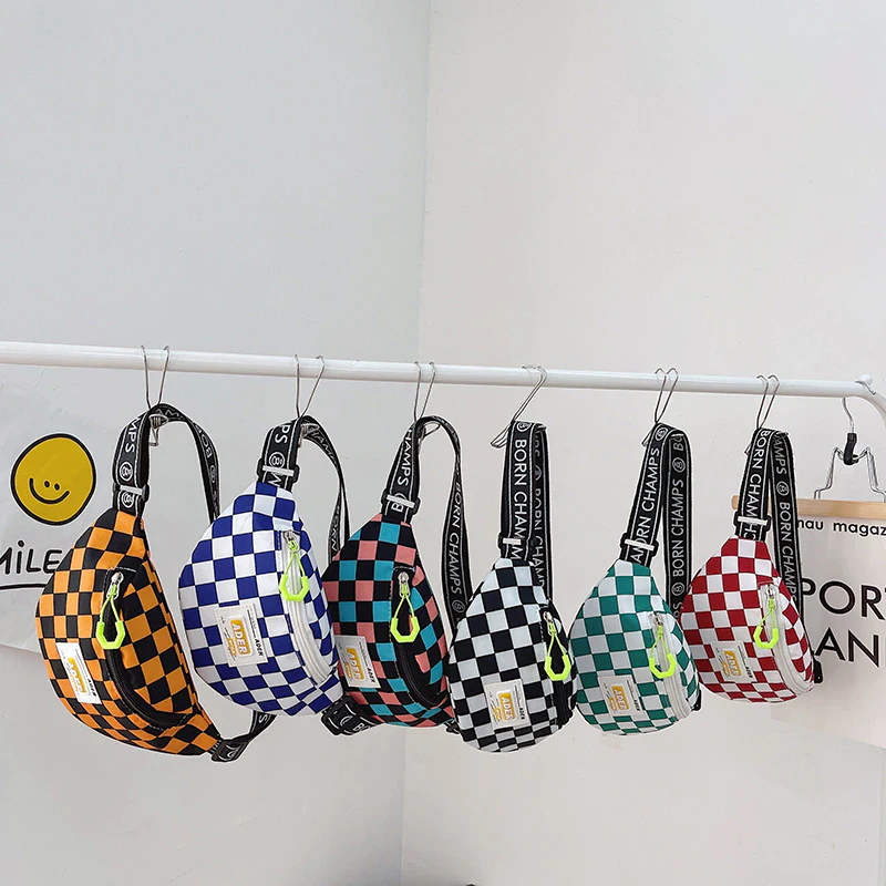 Checkered Waist Bag