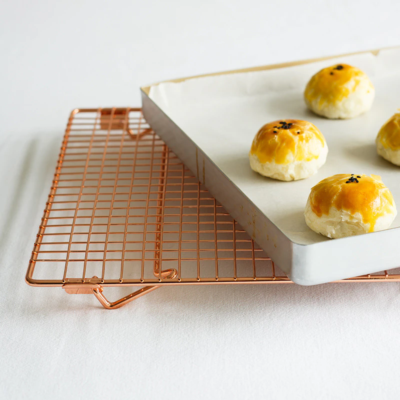 Rose Gold Wire Cooling Tray